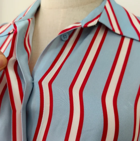 Alice+olivia DIMITRA OVERSIZED BUTTON DOWN - Picture 10 of 15